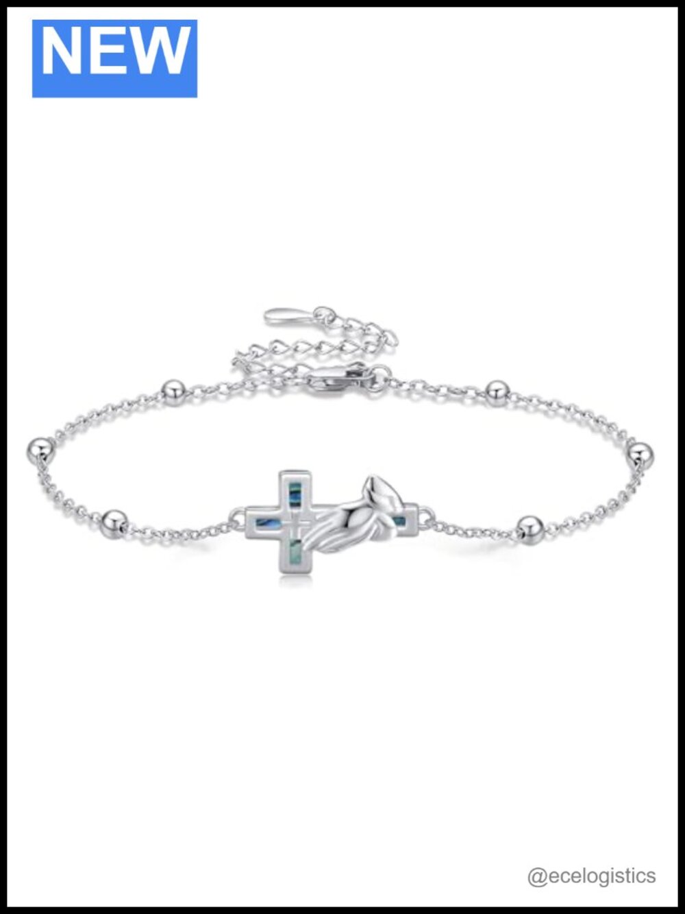 925 sterling silver praying hands serenity prayer bracelet